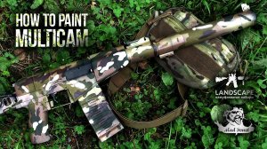 Покраска оружия в Multicam \ How to paint Multicam