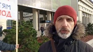 Пикет НОД у РИА НОВОСТИ  Москва 13 11 19