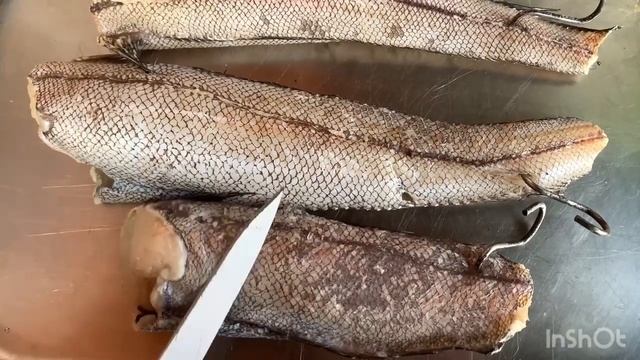 Копченый Макрурус. Сочный деликатес холодного копчения. Коптильня Астра 75