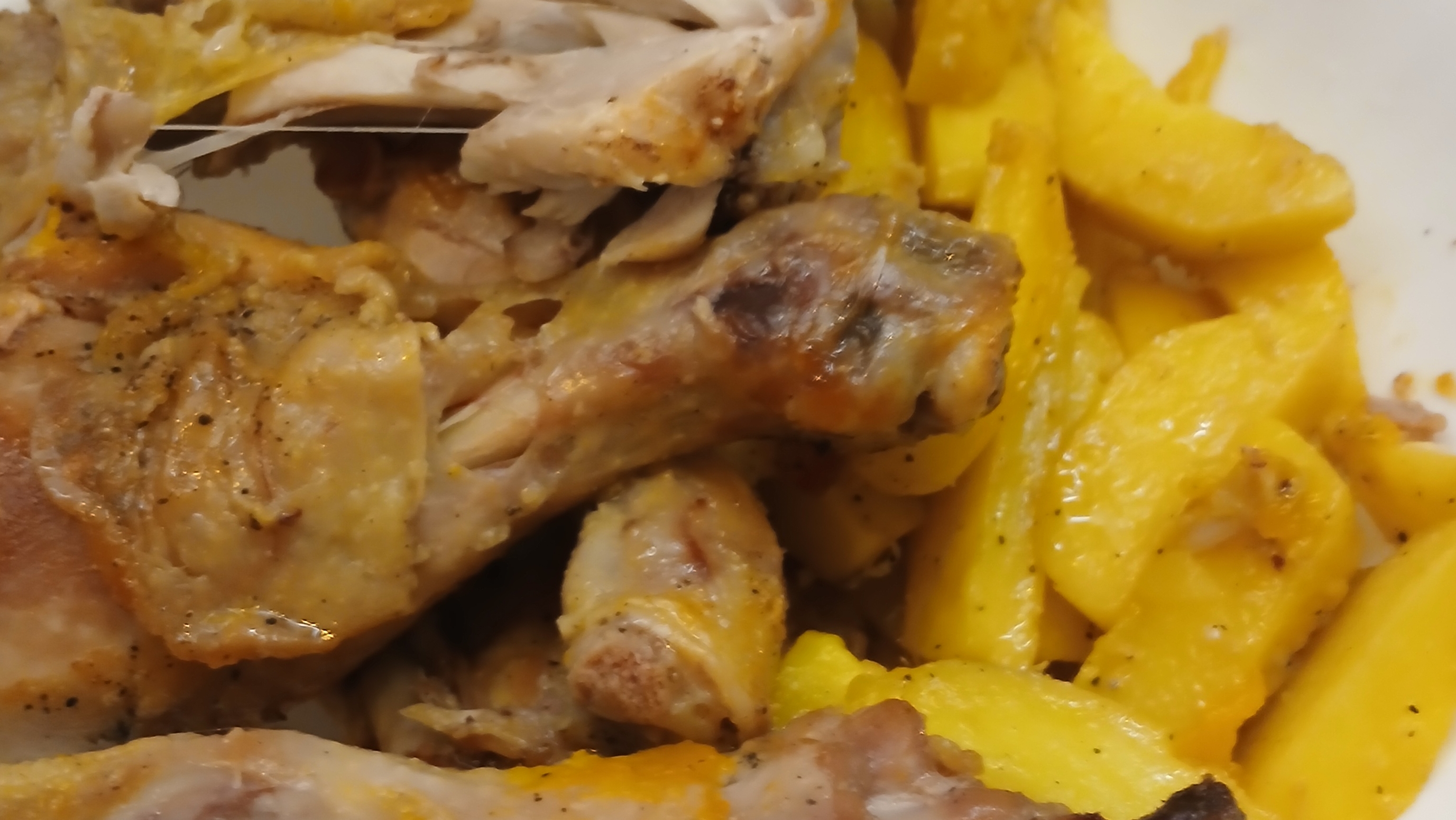 Окорочка и картошка