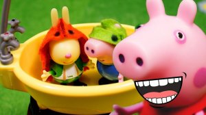 Игрушки СВИНКА ПЕППА И СУПЕРГЕРОИ игрушек Видео для детей СПТВ