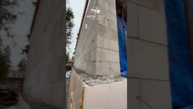 Контроль кладки из газоблока #ритмстрой