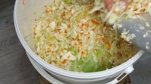 РЕЦЕПТ КВАШЕНОЙ КАПУСТЫ  ВКУСНО И ПОЛЕЗНО.