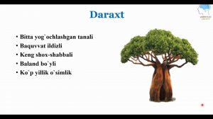 6-Sinf Botanika 1-Mavzu 2-Mavzu 3-Mavzu Qurbonali Erkayev vidio darslikni tarqatish mumkinemas.