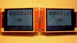 TFT VUmeter на ST7735 и контроллере ATMEGA8