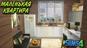Очень маленькая квартира(строительство в симс 4)the sims 4