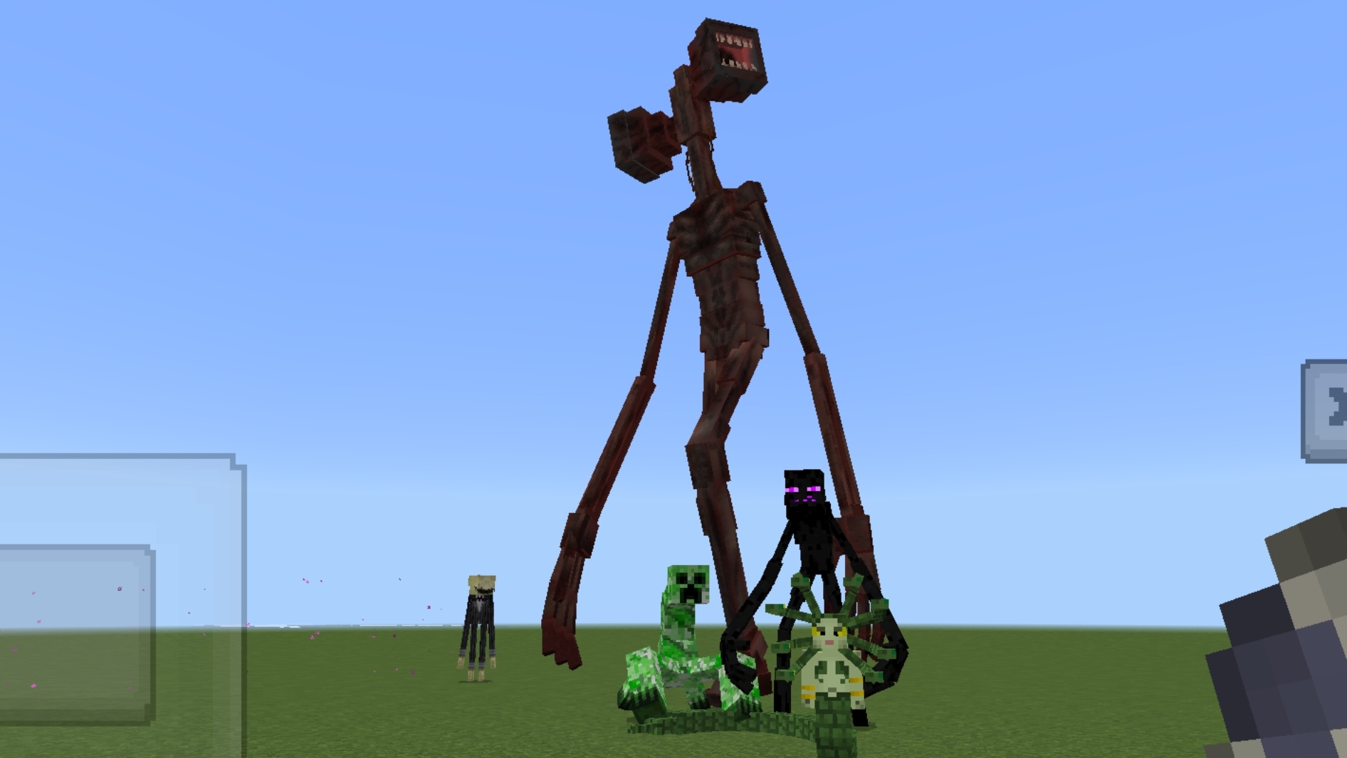 Сиреноголовый,крипер мутант,Мидуза Горгона, другие монстры,против снежных големов,Майнкравт Влад3777 смотреть онлайн