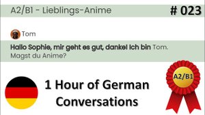 #023 Deutsch lernen mit Dialogen | Deutsch lernen durch Hören | A2-B1 | #learngerman #deutschlernen