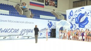 Шумарина Вероника. Выступление на региональном турнире по художественной гимнастике юной гимнастки.
