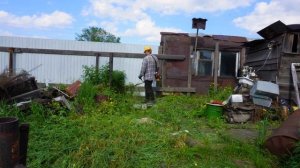 УБОРКА СОРНЯКОВ И ВКУСНАЯ ОКРОШКА подвал ильича Жизнь в деревне