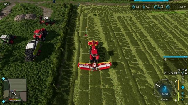 Farming Simulator 22. Court Farm Country Park [4K 60fps] | Час игры