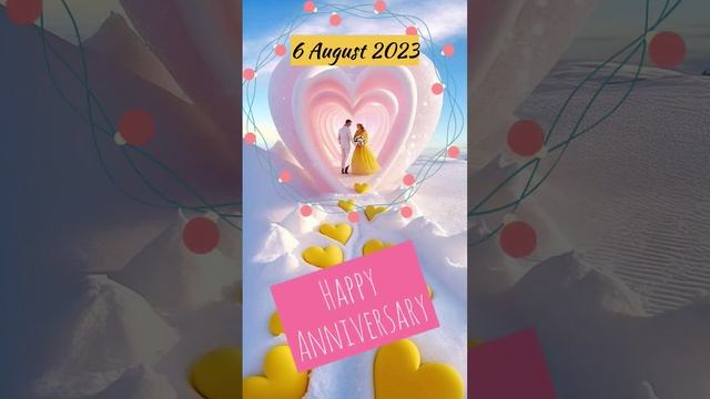 6 August 2023 Happy Wedding Anniversary #anniversarygift #anniversarycelebration #anniversarycake