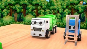 Цвета с изображением уличных транспортных средств _ Бассейн с футбольным мячом