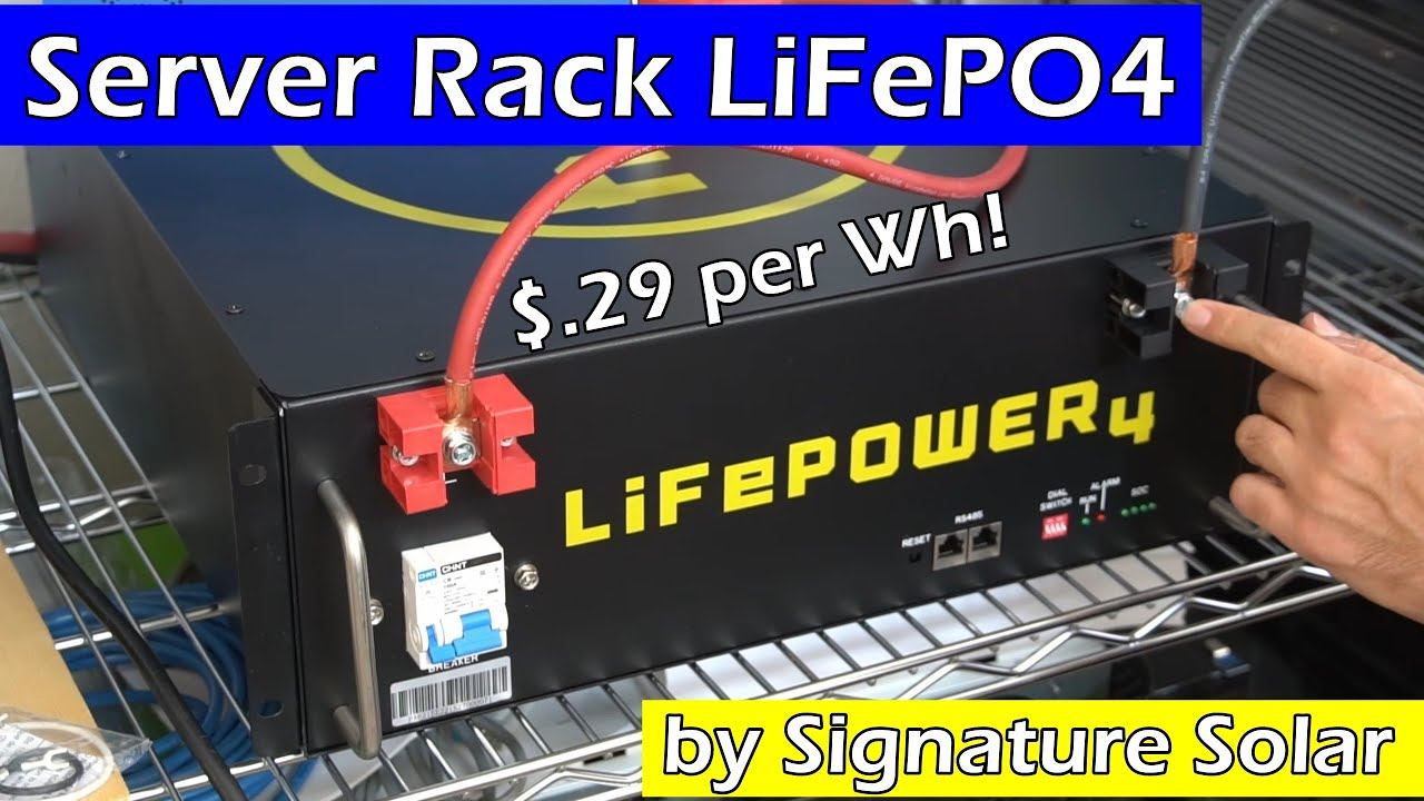 Best Value: Server Rack LiFePO4 Solar Battery смотреть онлайн