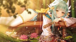 Киёхимэ Чистая Принцесса| Kiyohime Playing with Water | Fate Grand Order - Живые Обои