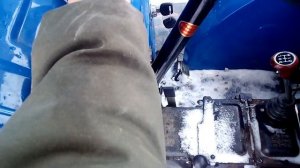 Замена штатного датчика давления масла на механічний.Мінітрактор БУЛАТ 254