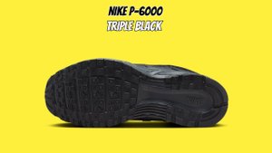 NIKE P-6000 Triple Black