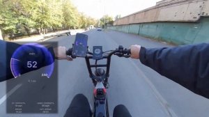 Полный привод! Scrambler 2WD электровелосипед White Siberia