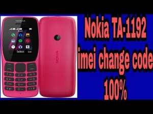 Nokia 110 imei change code 100% Nokia TA-1192 Nokia 110 inviled sim no service emergency sim