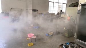 Работа водовоздушной форсунки ADG