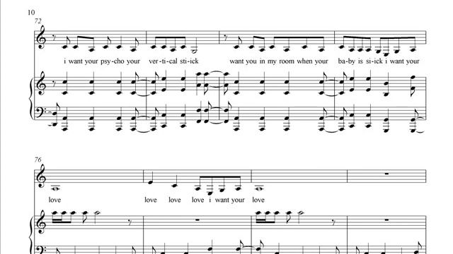 Lady Gaga - Bad Romance ( piano transcription and vocal) смотреть онлайн