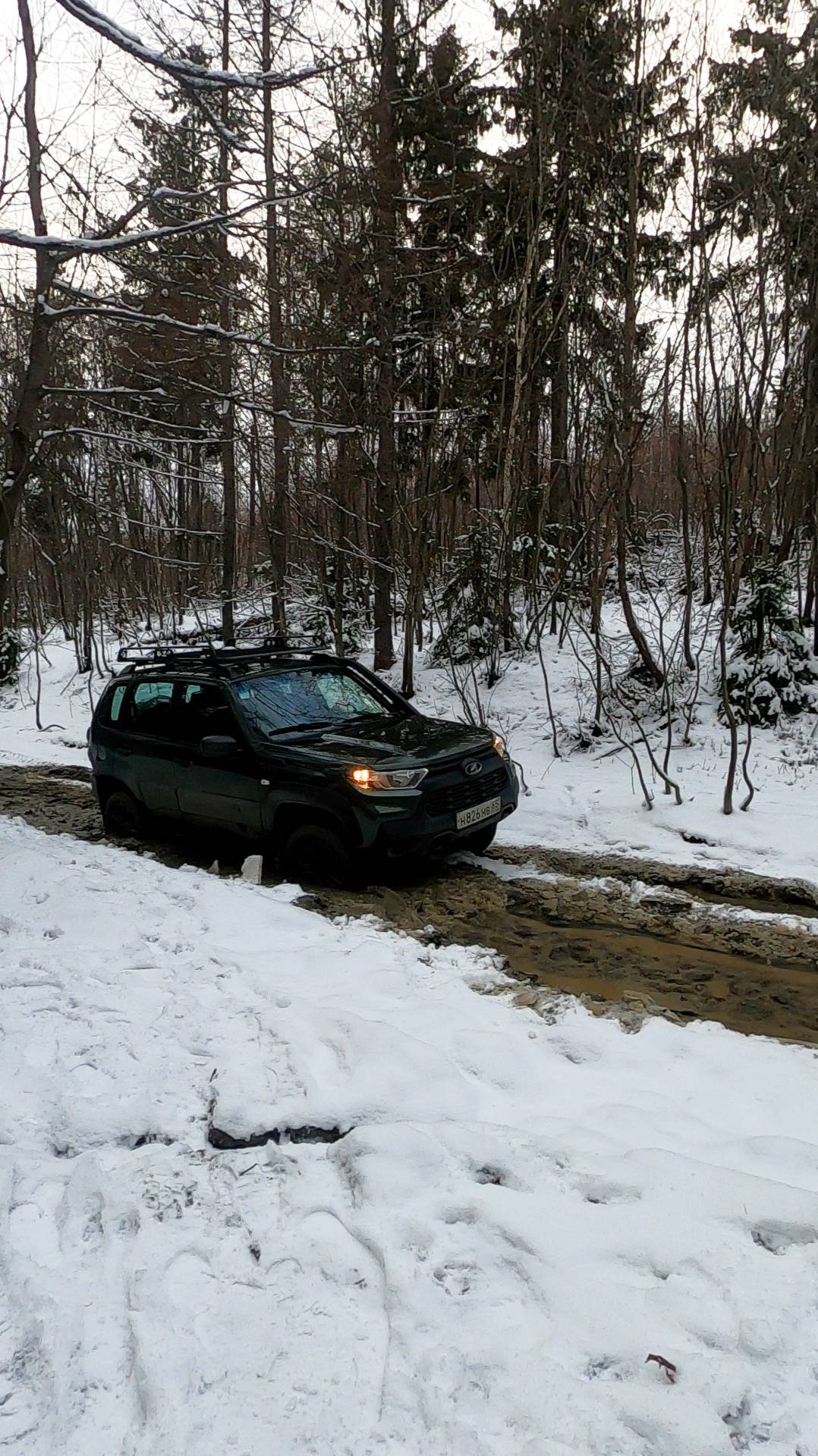 Niva Travel в зимнем лесу #дневникпутешественников #сахалин #automobile #ниватревел