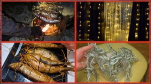 Самодельная вкусней и выгодней. Коптим селёдку. Шторы и занавеска гирлянда с WB.