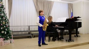 Христофориди Виталий, саксофон, 10 лет. "Жонглёр" Маккер Р.