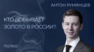 ПОГРУЖЕНИЕ В МИР ЗОЛОТА. Антон Румянцев - Вице-президент компании ПОЛЮС.