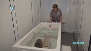 В окружной детской больнице начал работу кабинет водолечения