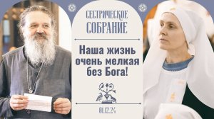 «Наша жизнь». Сестрическое собрание с о. Андреем Лемешонком 01.12.2024