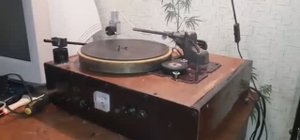 Самодельный рекордер грампластинок.