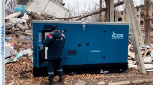 В авдеевских многоэтажках впервые появилось электричество и отопление