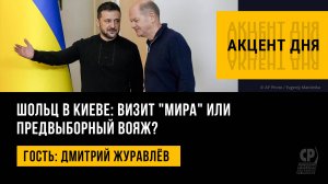 Шольц в Киеве: визит "мира" или предвыборный вояж? Дмитрий Журавлёв