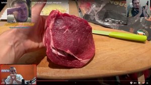Ваня МАНУРИН смотрит "МРАМОРНЫЙ СТЕЙК В СВИНОМ ПАШТЕТЕ | ПРОЩАЙ, НИЩЕТА!? " | СТАС АСКЕТ