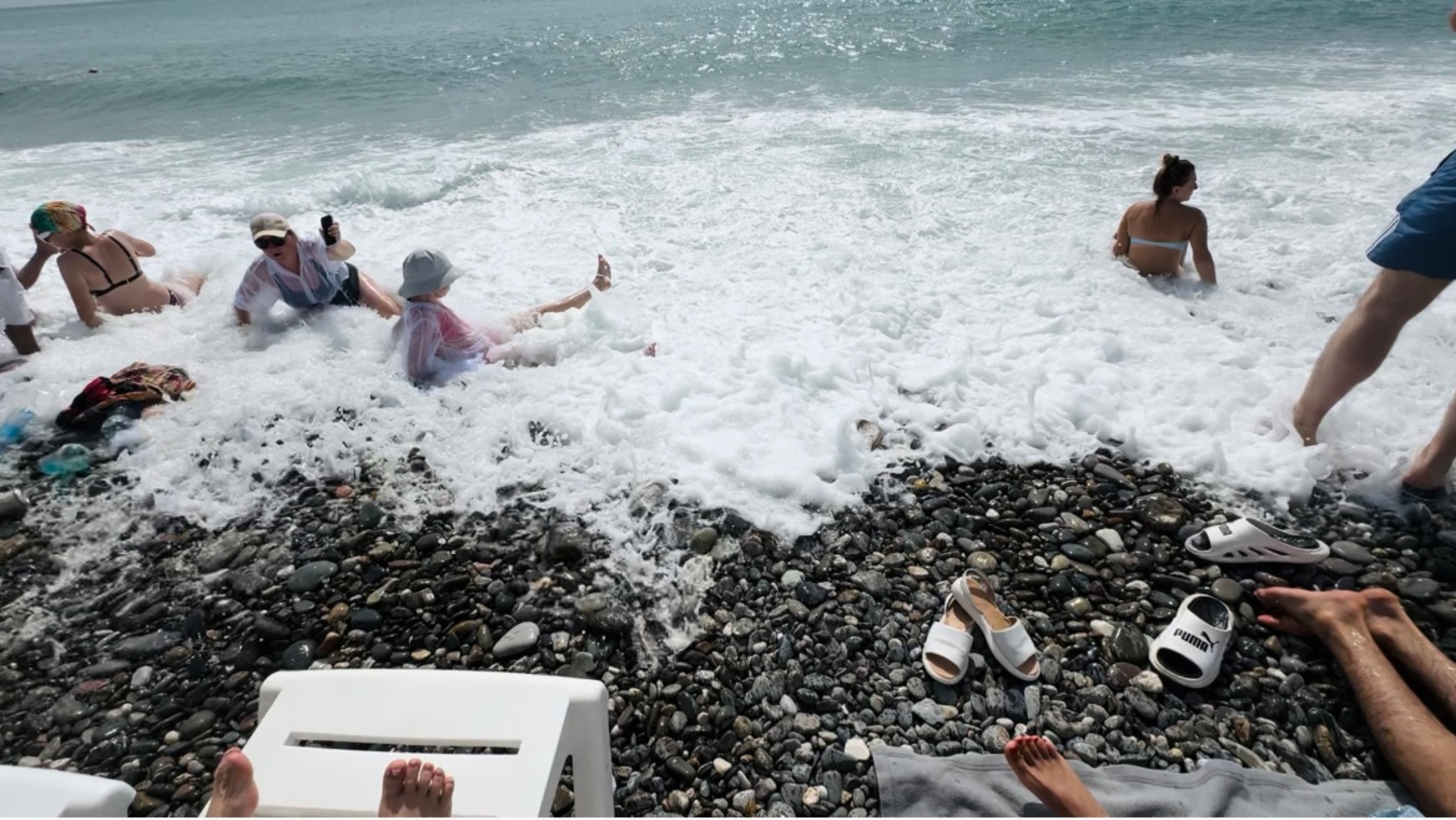 Шторм на Чёрном море 🌊 Купаться запрещено! 🚫 Попали под дождь! Сочи Парк Отель 2024 
