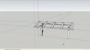 Sketchup - Бесетка для Отдыха