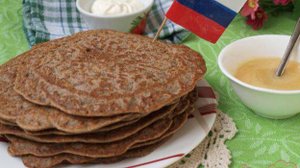 Гречневые заварные блины