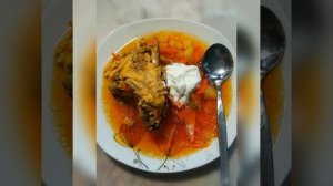 Куриный суп с бульонным кубиком