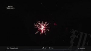 Салютная установка «Да!Свадебный» JF C25-25/02 от Joker Fireworks | Джокер Фейерверки