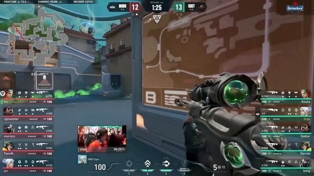 100 Thieves vs  MIBR Highlight Clips (VCT Americas league)