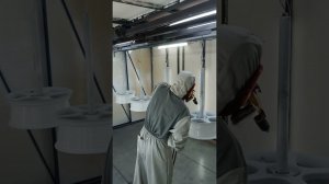 Порошковая покраска дисков в металлик " Сверкающее серебро WOK " с нанесением логотипов.