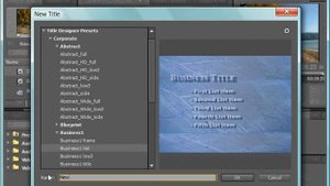 Применение шаблонов титров в Adobe Premiere CS4 (36/39)