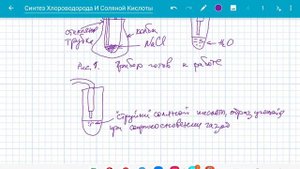 Химия, 9 класс, практическая работа. Синтез HCl. 03-12-2024
