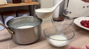 ДЕСЕРТ ИЗ СЛИВОК ЗА 10 МИНУТ! Молочное желе, она же Панна-Котта с клубничным соусом!