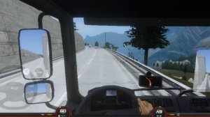 Играю в симулятор дальнобойщика