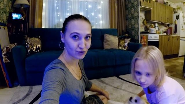 VLOG ( ВЛОГ ) 8 декабря покупочки из Леруа Мерлен, Арине понравилось шить, шьем сердечки