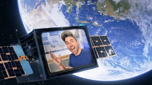 Мой Спутник Сделает Ваше Селфи Из Космоса (Марк Робер НАСА | Mark Rober NASA)