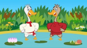 ❤️ ЖИЛИ У БАБУСИ 🦆 👵🏼 🦆  2 ВЕСЁЛЫХ ГУСЯ ❤️ ПОЛЕЗНАЯ ПЕСЕНКА ДЛЯ ДЕТЕЙ 👶🏼