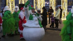 Новогодний сезон открылся в Новосибирске